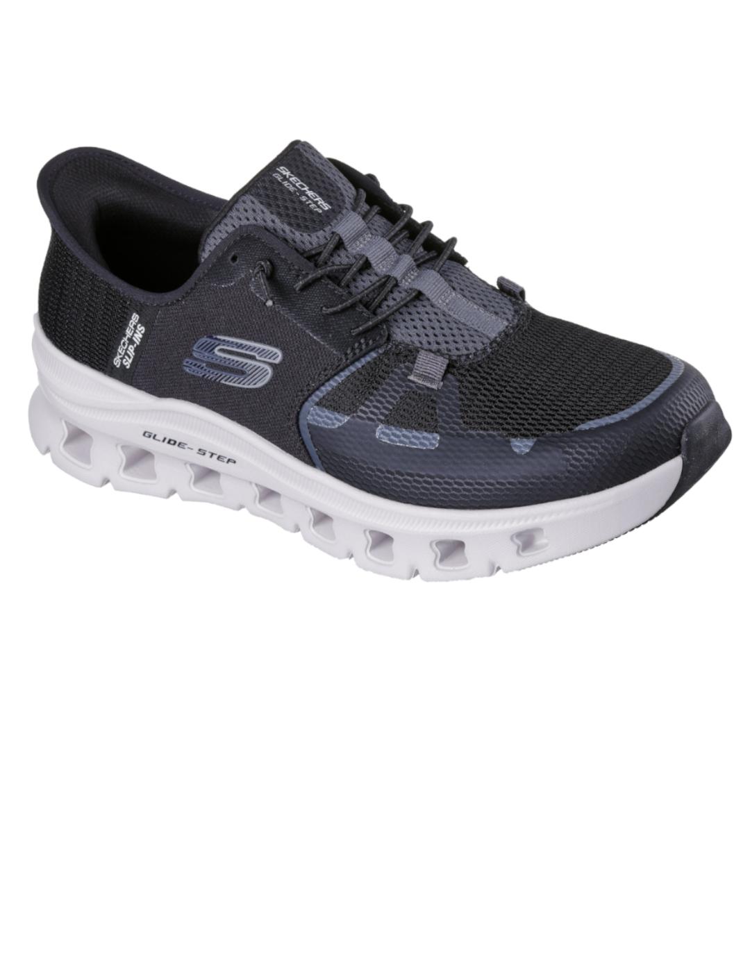 Deportivo hombre Skechers Glide-Step negro