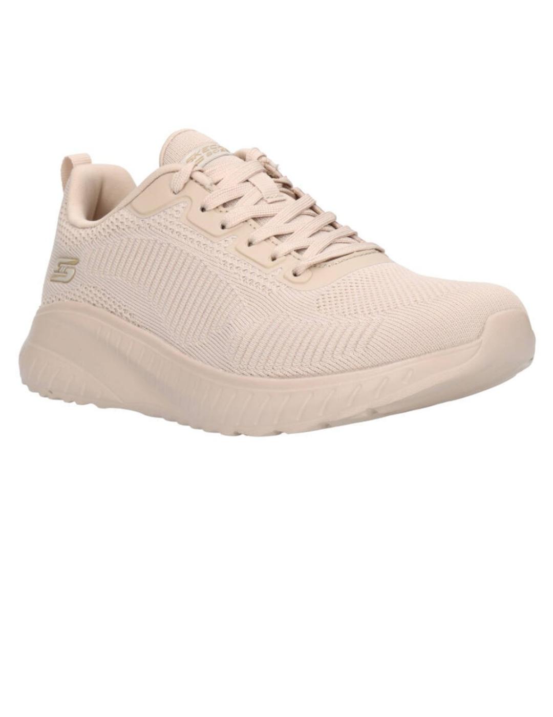 Deportivo mujer Skechers Bobs Squad nude