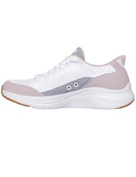 Deportivo mujer Skechers Contour blanco/lavanda
