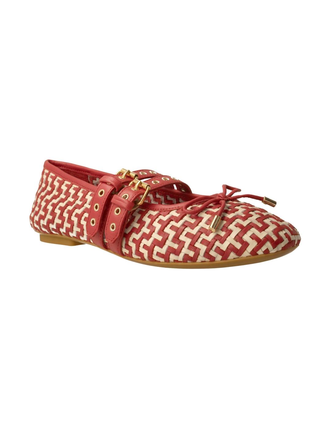 Bailarina mujer Elvio Zanon rojo-blanco