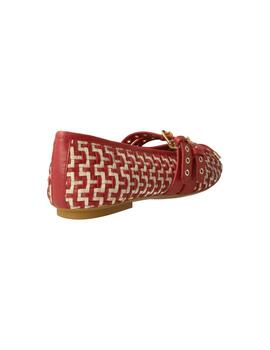 Bailarina mujer Elvio Zanon rojo-blanco