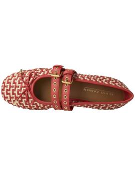 Bailarina mujer Elvio Zanon rojo-blanco