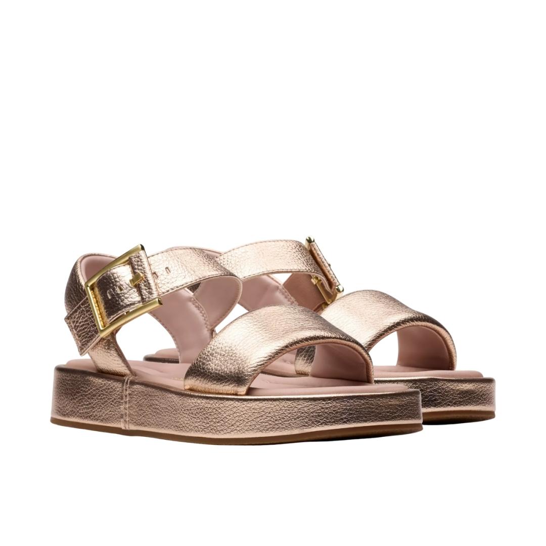 Sandalia mujer Clarks Alda Strap cobre