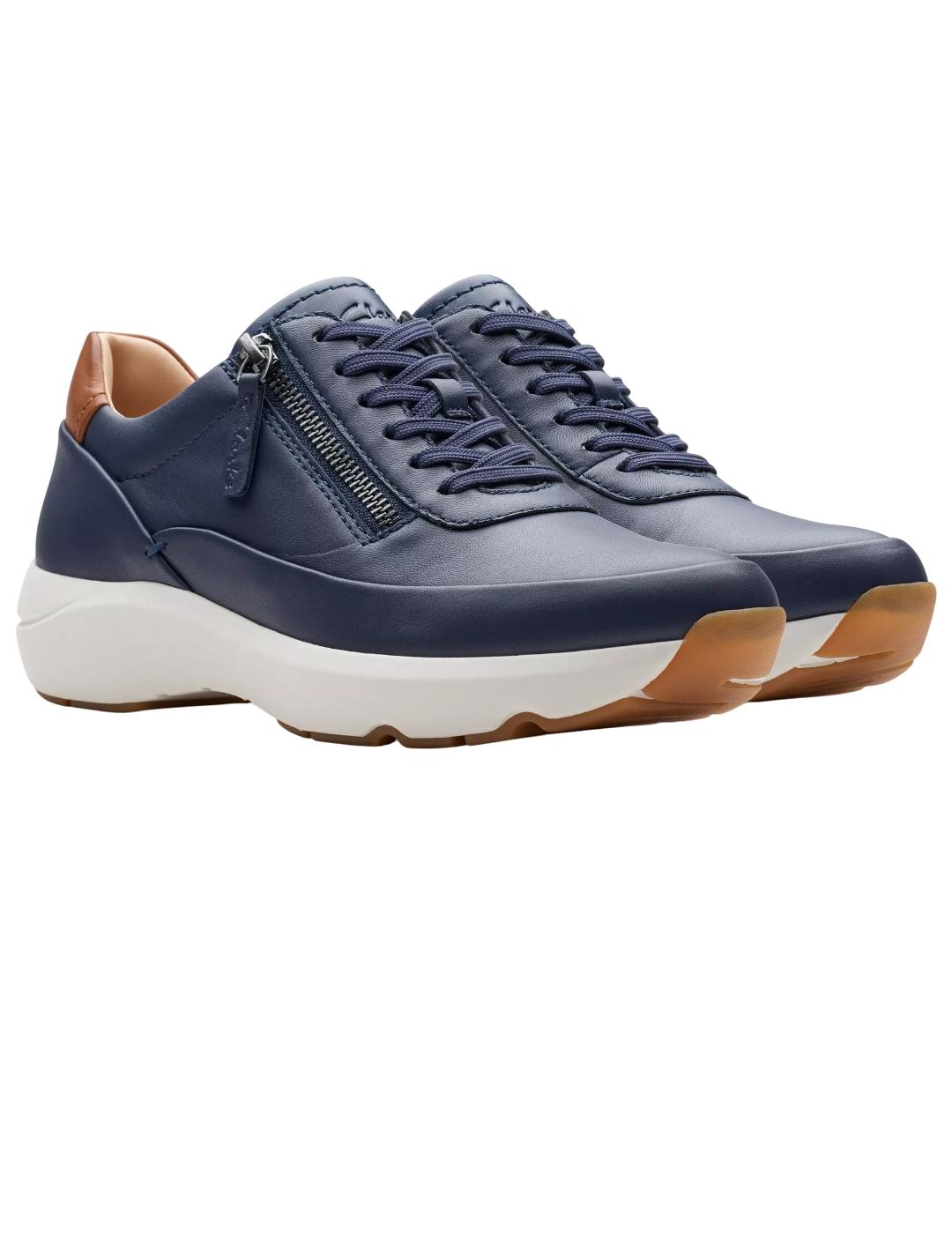 Deportivo mujer Clarks Tivoli Zip azul