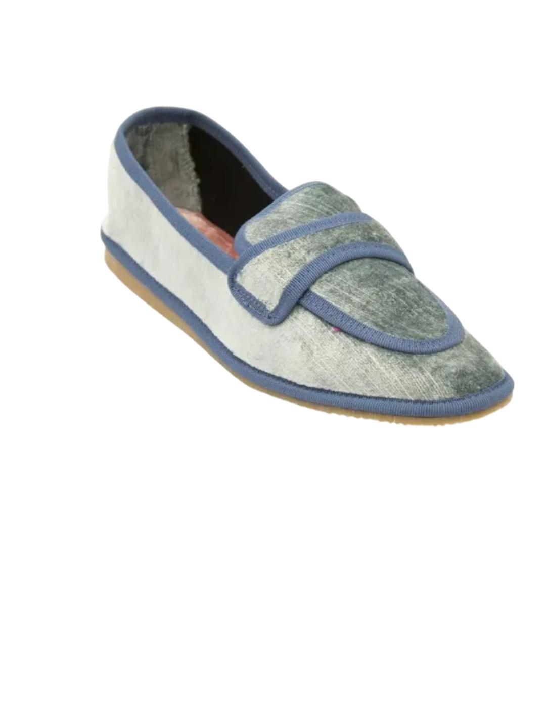 Mocasín mujer Venezianas Moc Tondo azul