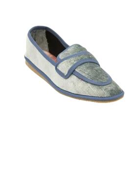 Mocasín mujer Venezianas Moc Tondo azul