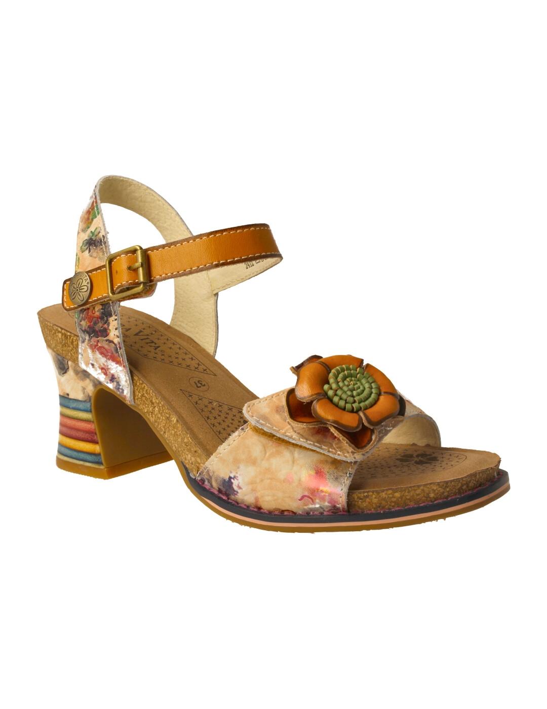 Sandalia mujer Laura Vita Decbyo multicolor