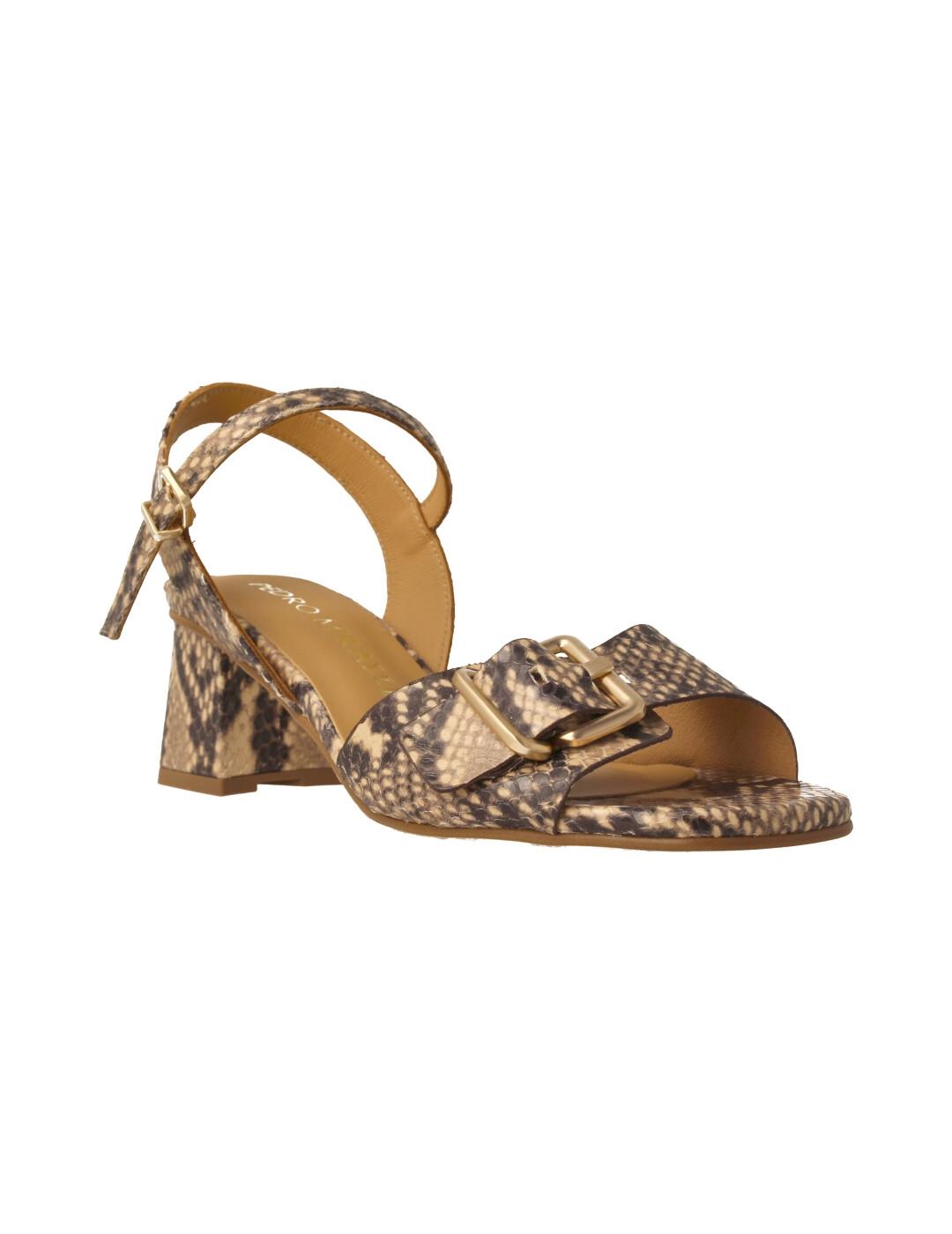 Sandalia mujer Pedro Miralles beige