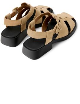 Sandalia mujer Camper Dana beige
