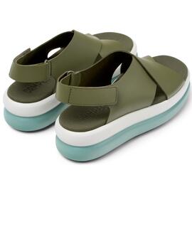 Sandalia mujer Camper Pelotas verde