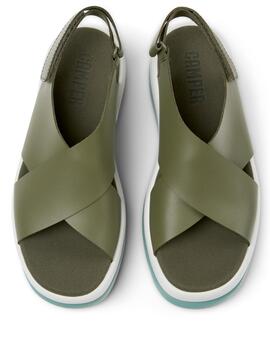 Sandalia mujer Camper Pelotas verde