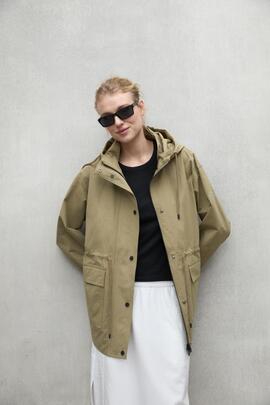 Chaqueta mujer Ecoalf Tabur verde