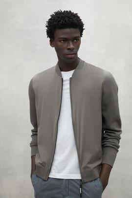 Cazadora hombre Ecoalf Kobus gris