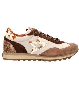 Deportivo mujer Cetti beige-marrón