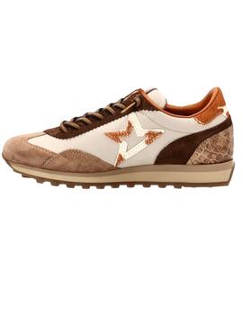 Deportivo mujer Cetti beige-marrón