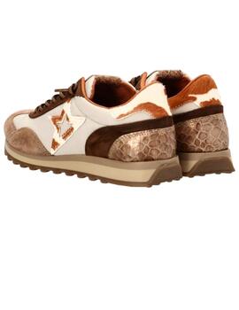 Deportivo mujer Cetti beige-marrón