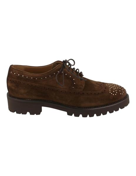 Blucher online marron mujer