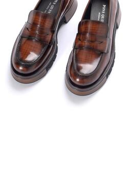 Mocasín mujer Pons Quintana Mali marrón