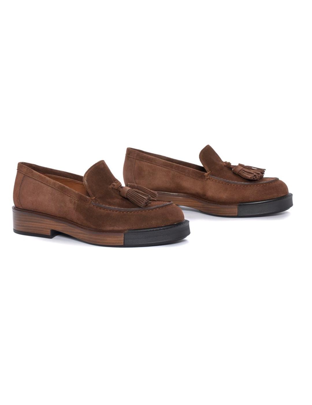 Mocasín mujer Pons Quintana Gianna marrón