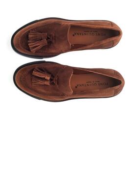 Mocasín mujer Pons Quintana Gianna marrón