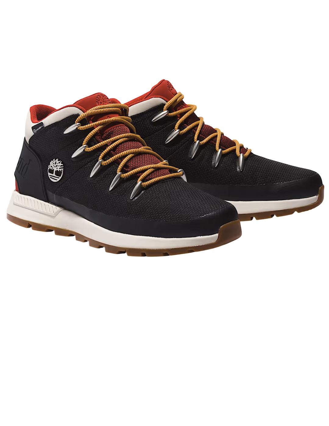 Botín hombre Waterproof Timberland Sprint negro-ro