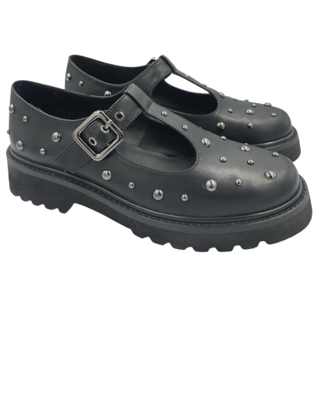 Zapato mujer Venezianas Cuneo negro