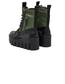 Botín mujer United Nude Grip negro-verde