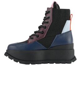 Botín mujer United Nude roko floral azul