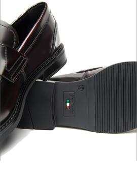 Mocasín mujer Nero Giardini burdeos