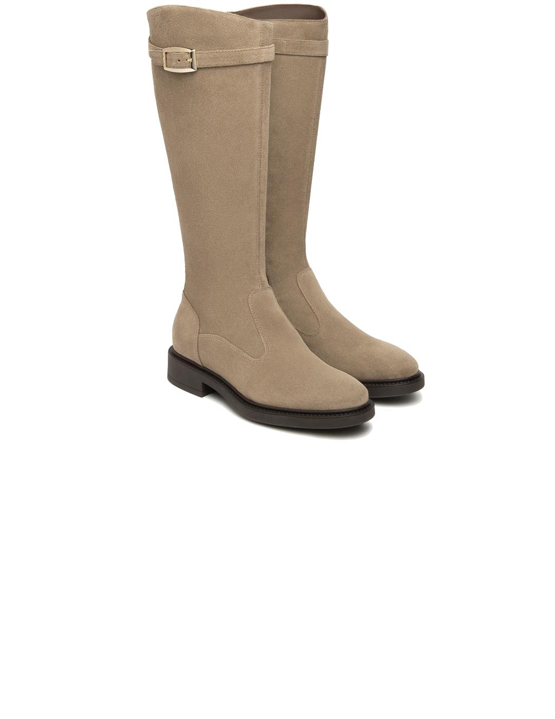 Bota mujer Nero Giardini beige