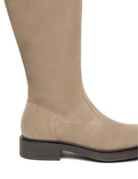 Bota mujer Nero Giardini beige