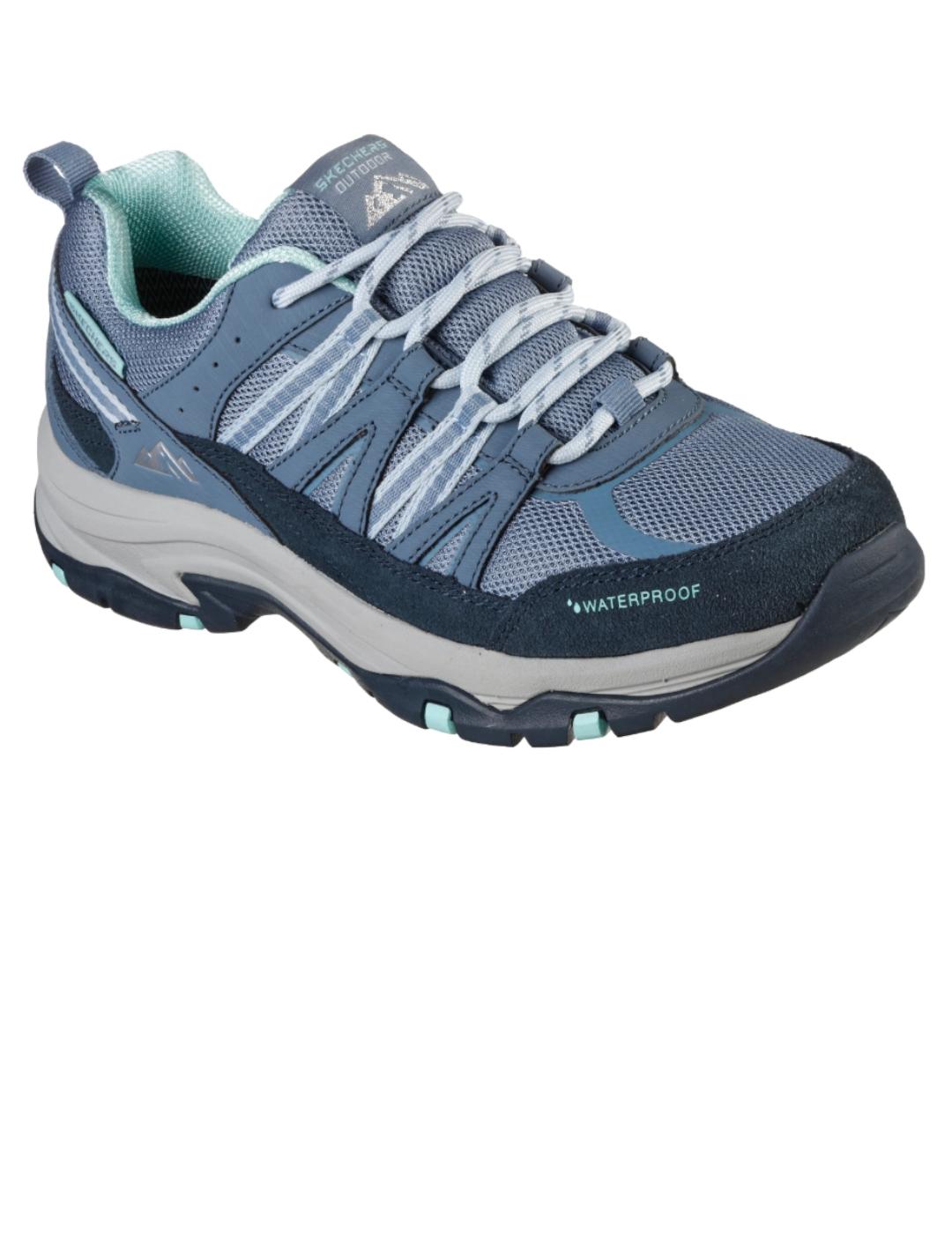 Deportivo mujer Skechers Trego azul