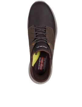 Deportivo hombre Skechers Macklin choco