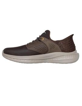 Deportivo hombre Skechers Macklin choco