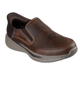 Zapato hombre Skechers Slade marrón