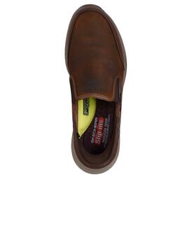 Zapato hombre Skechers Slade marrón