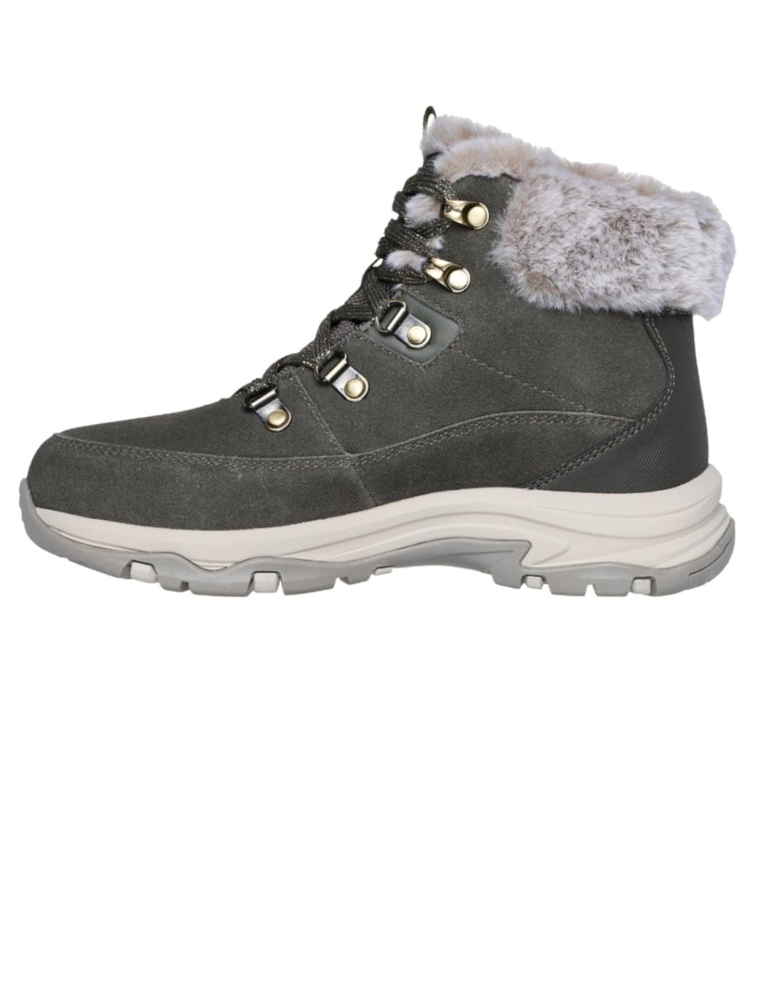 Botín mujer Skechers Trego verde