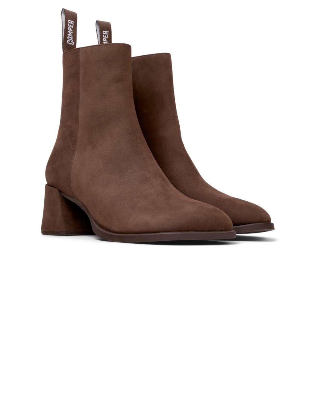 Botín mujer Camper Kora marrón