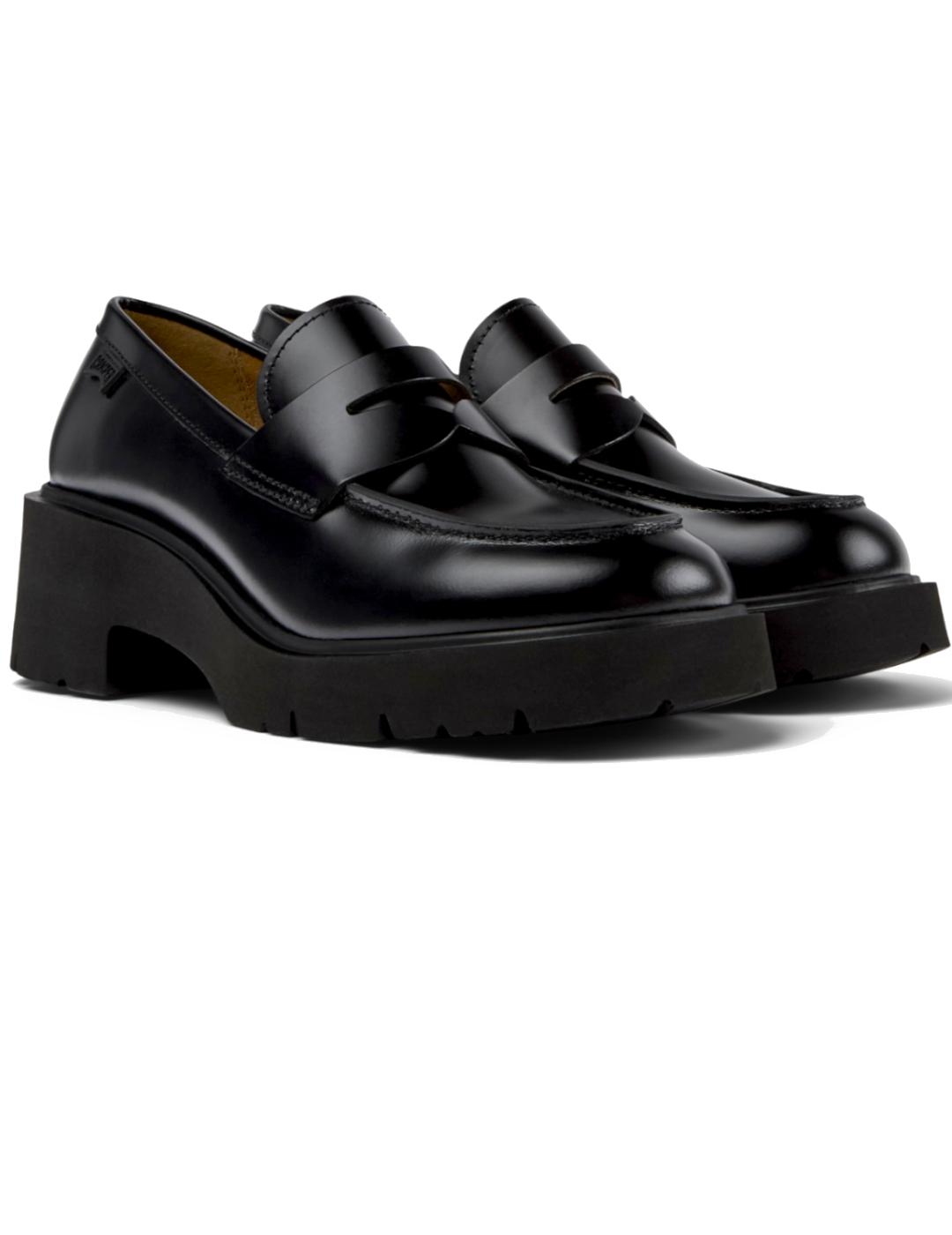 Mocasín mujer Camper Milah negro