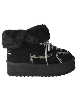Botín mujer De Siena Deer negro