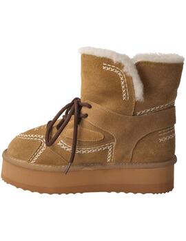Botín mujer De Siena Deer camel