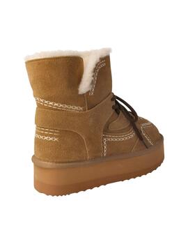 Botín mujer De Siena Deer camel