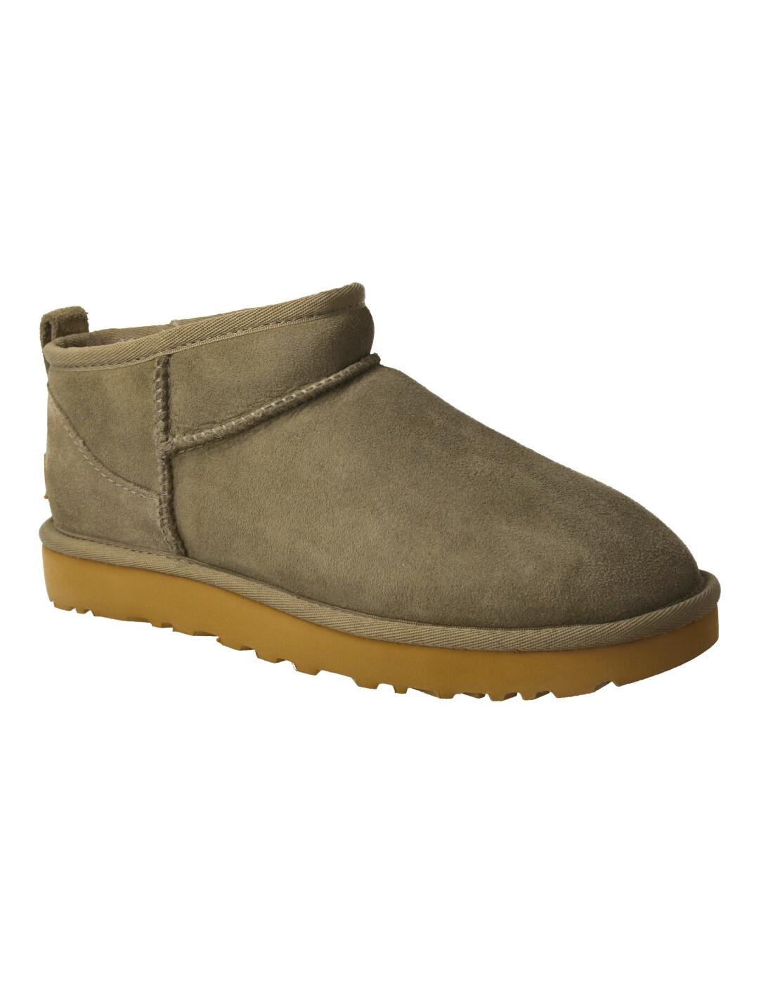 Botín mujer Ugg Classic Ultra Mini verde