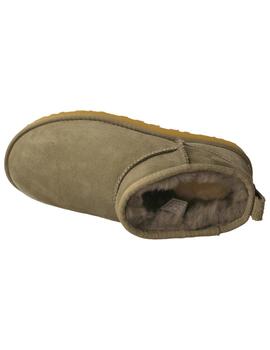 Botín mujer Ugg Classic Ultra Mini verde