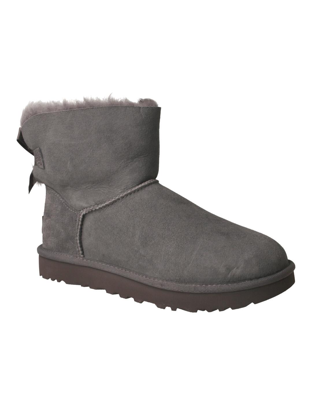 Botín mujer Ugg Mini Bailey Bow II gris