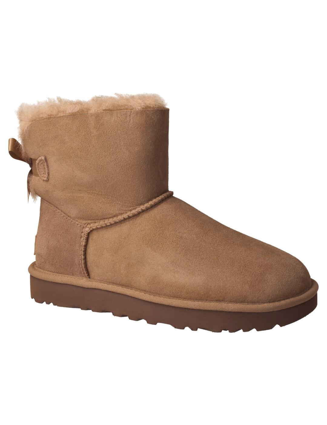 Botín mujer Ugg Mini Bailey Bow II topo