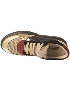 Deportivo mujer Andiafora Cloe negro/oro