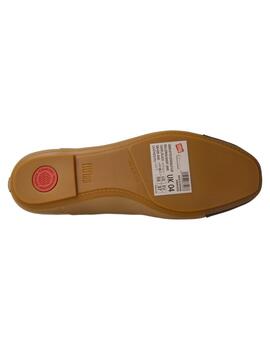 Bailarina mujer Fitflop negra/camel