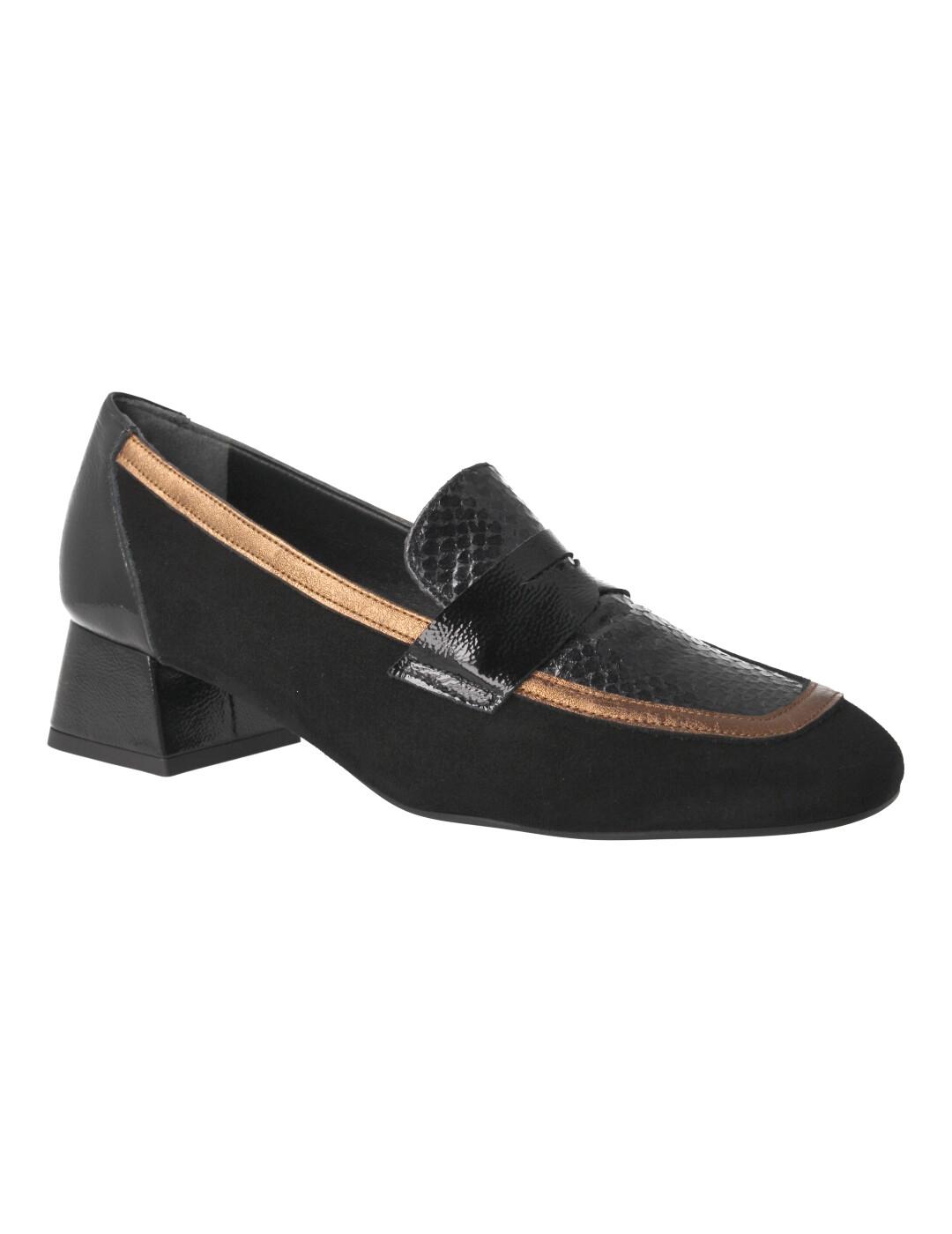Mocasín mujer She&He Odilia negro