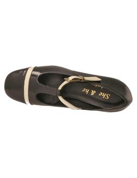 Zapato mujer She&He Roby negro